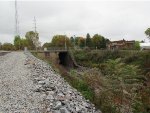  looking west at the tunnel bridge, waiting for CN 2237 2531 & 2243 that just left Amherst heading West